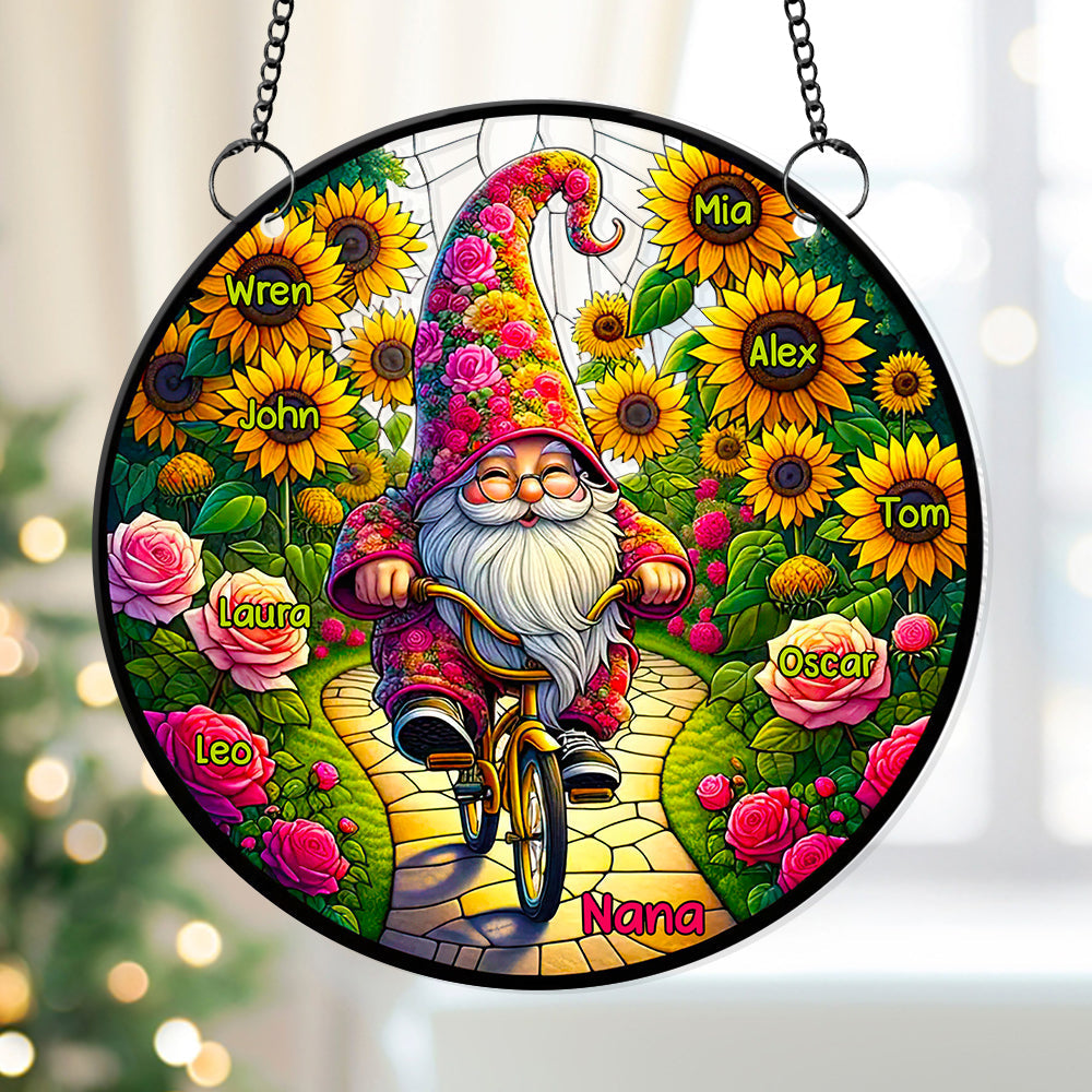 Personalized Gifts For Grandma Suncatcher Ornament 01acdt290824