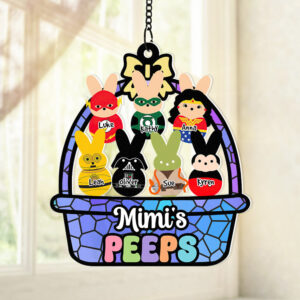 Personalized Gifts For Grandma Suncatcher Ornament Easter Day 02NADT080225