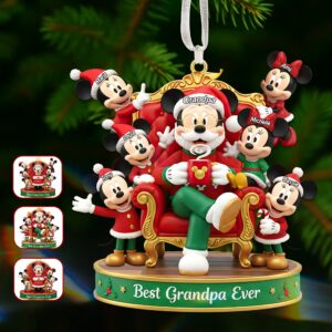 Alternative view of Personalized Gifts For Grandparent Christmas Ornament 01humg241025