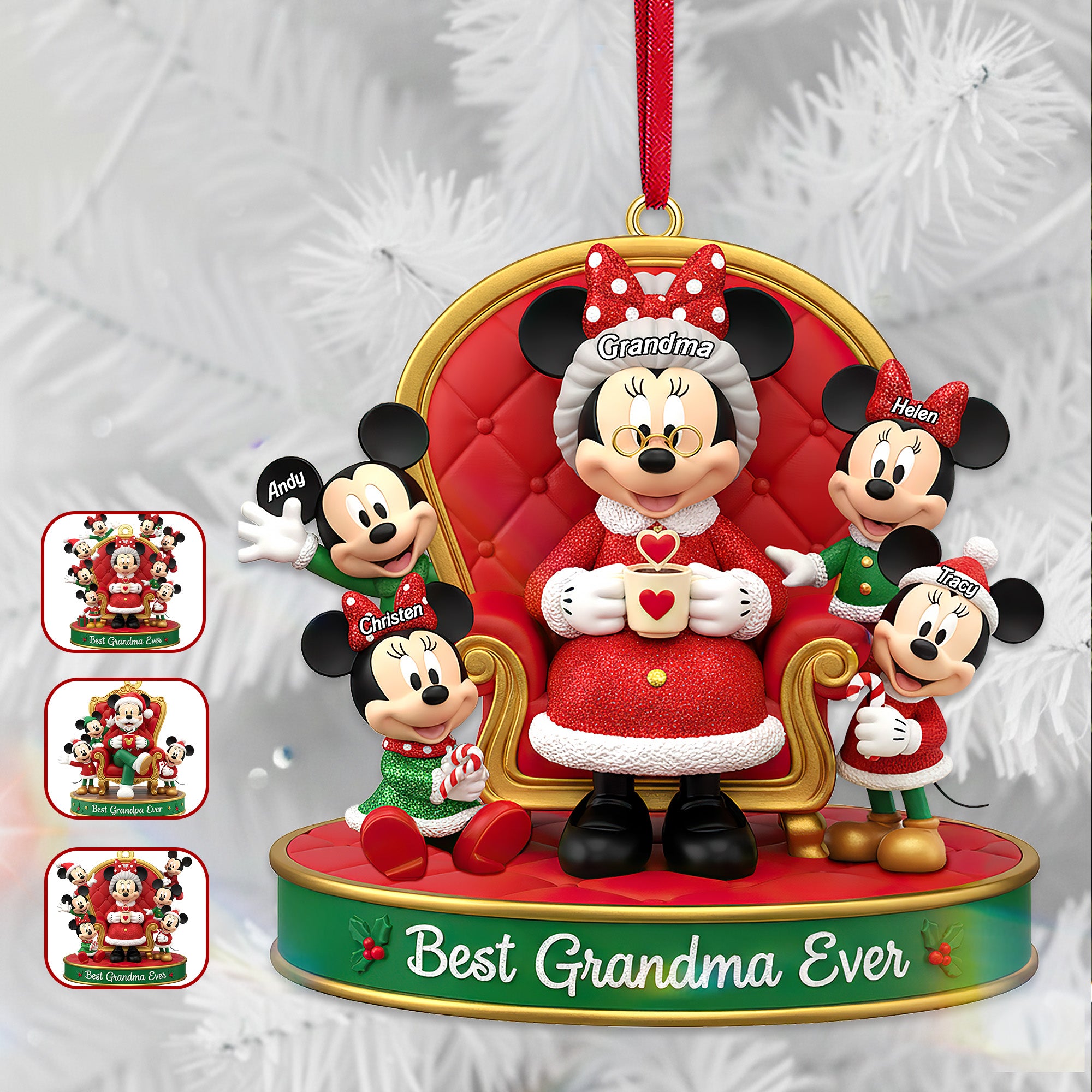 Personalized Gifts For Grandparent Christmas Ornament 01humg241025