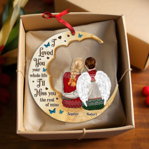 Alternative view of Personalized Gifts For Heaven Christmas Ornament 03ohti071124