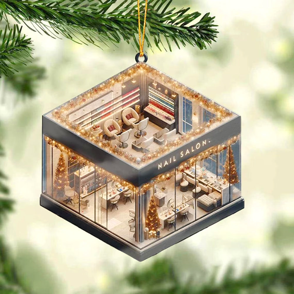 Personalized Gifts For Her Acrylic Ornament, Nail Salon 02tgtn211124 - Image 4