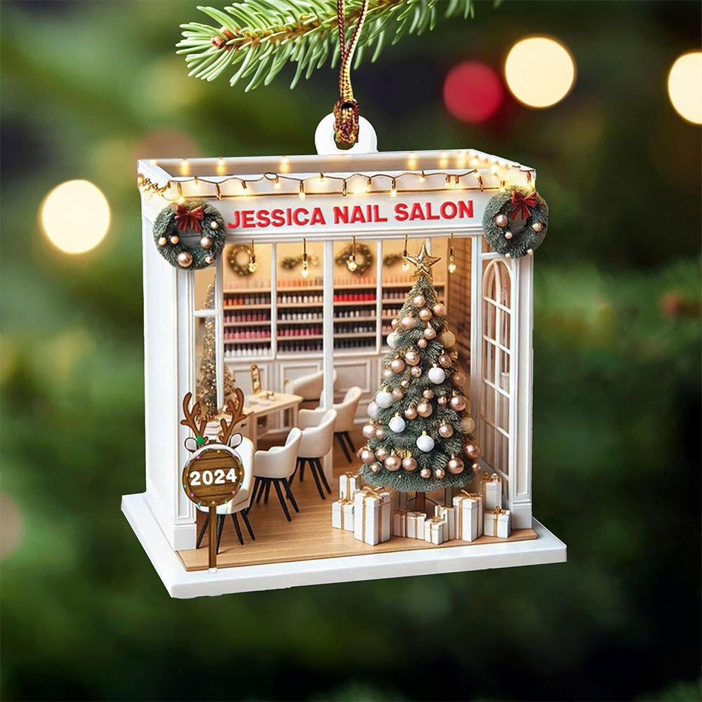 Personalized Gifts For Her Acrylic Ornament, Nail Salon 02tgtn211124 - Image 7