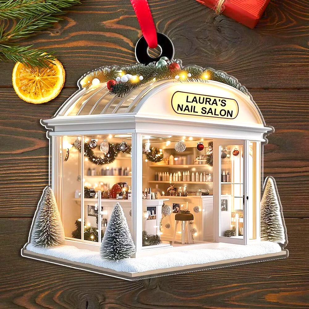 Personalized Gifts For Her Acrylic Ornament, Nail Salon 02tgtn211124 - Image 10