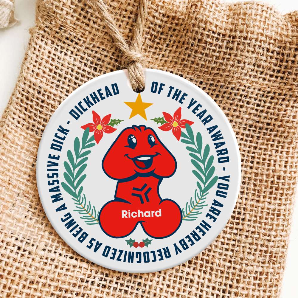 Personalized Gifts For Him Christmas Ceramic Ornament 04ACQN030824 - Image 3