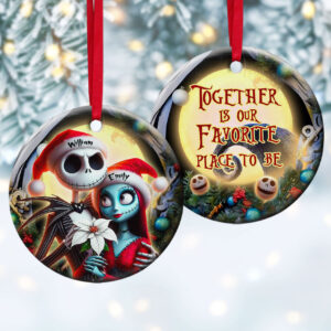 Personalized Gifts For Horror Couple Ornament, Character 01tgti081124