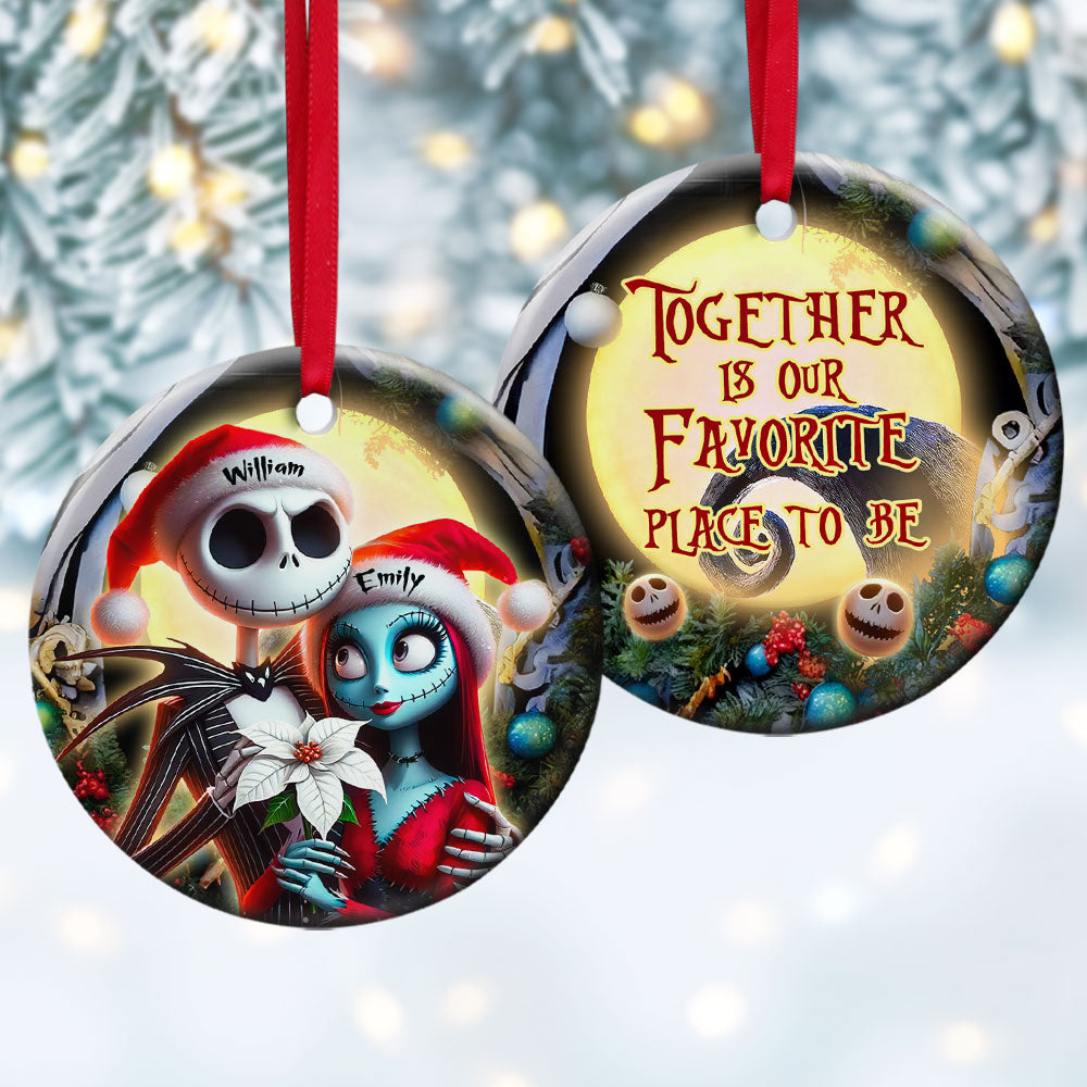 Personalized Gifts For Horror Couple Ornament, Character 01tgti081124