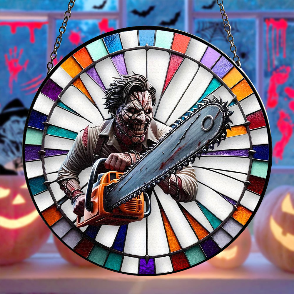 Personalized Gifts For Horror Movie Fans Stained Glass Ornament Halloween Gift 01ACTN260824 - Image 7