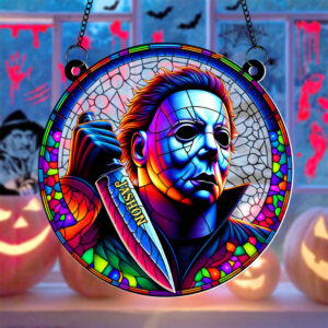 Personalized Gifts For Horror Movie Fans Suncatcher Ornament 03KATN220824