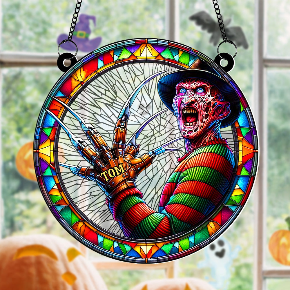 Alternative view of Personalized Gifts For Horror Movie Fans Suncatcher Ornament 03KATN220824