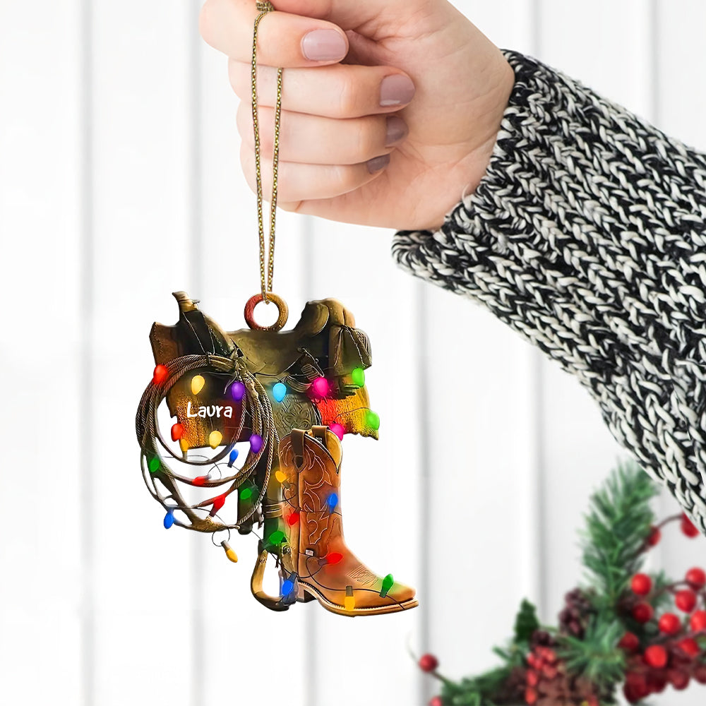 Personalized Gifts For Horse Lovers Christmas Ornament 01OHDT211124 - Image 3