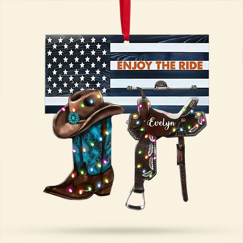 Personalized Gifts For Horse Lovers Christmas Ornament 01OHTI211124 - Image 4