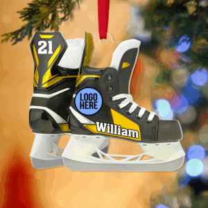 Personalized Gifts For Ice Hockey Players Christmas Ice Skates Ornament 02hupu021124
