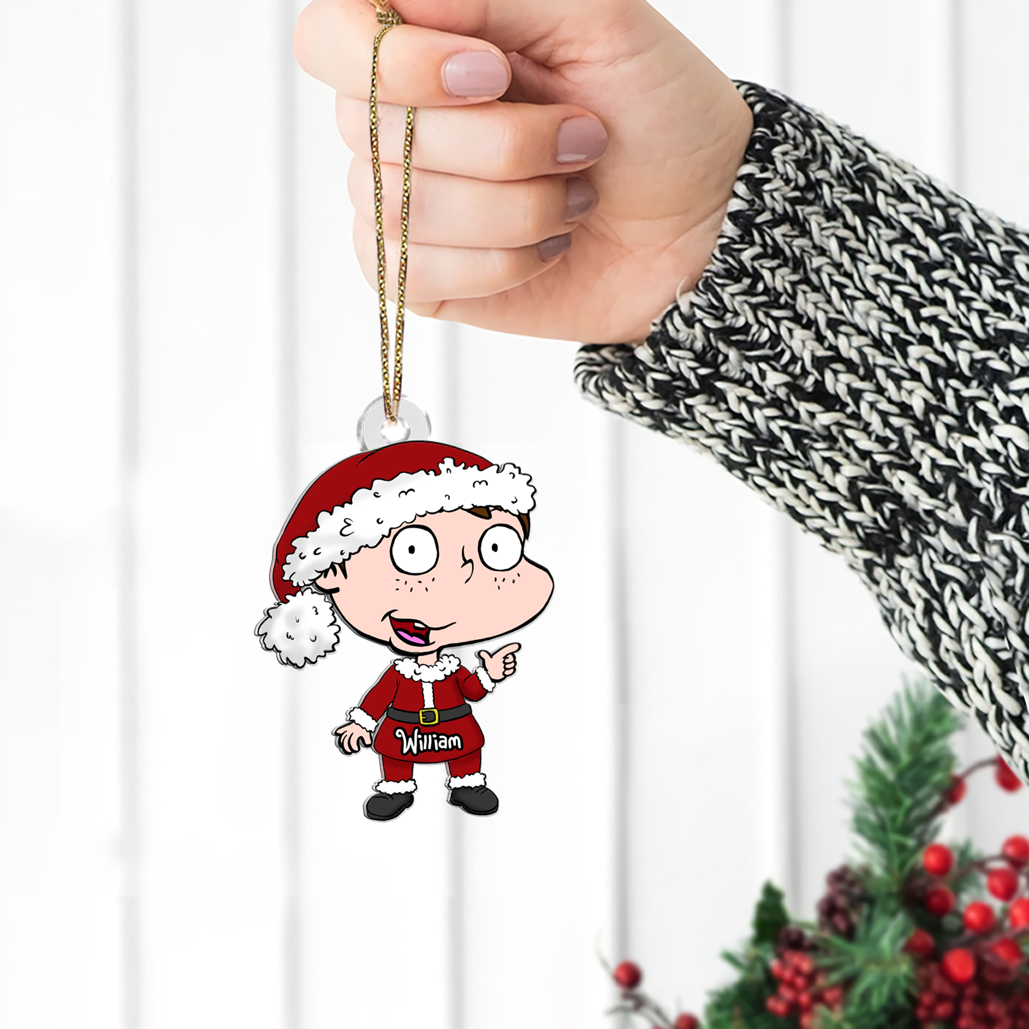 Personalized Gifts For Kids Christmas Ornament 01QHHU221124HG - Image 4