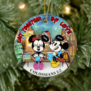 Alternative view of Personalized Gifts For Knitting Couple Ornament 04xqqn260724