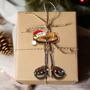 Alternative view of Personalized Gifts For Lineman Ornament, Climbing Spikes 04QHQN011124