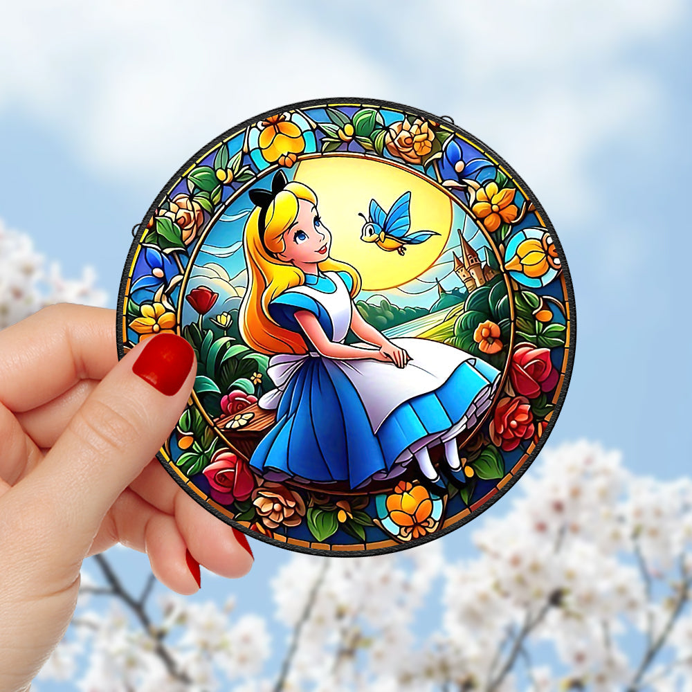 Personalized Gifts For Magical World Fan Stained Glass Ornament, Best Suncatcher Ever 02QHQN300824 - Image 4