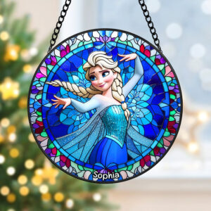 Personalized Gifts For Magical World Fan Stained Glass Ornament, Best Suncatcher Ever 02QHQN300824