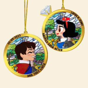 Alternative view of Personalized Gifts For Matching Couple Suncatcher Ornament 03natn250924