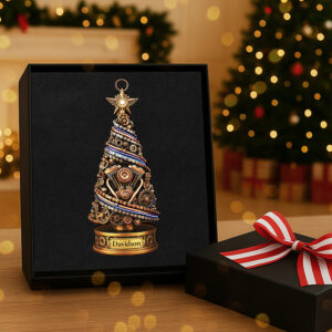 Alternative view of Personalized Gifts For Mechanic Christmas Ornament 03tota250925