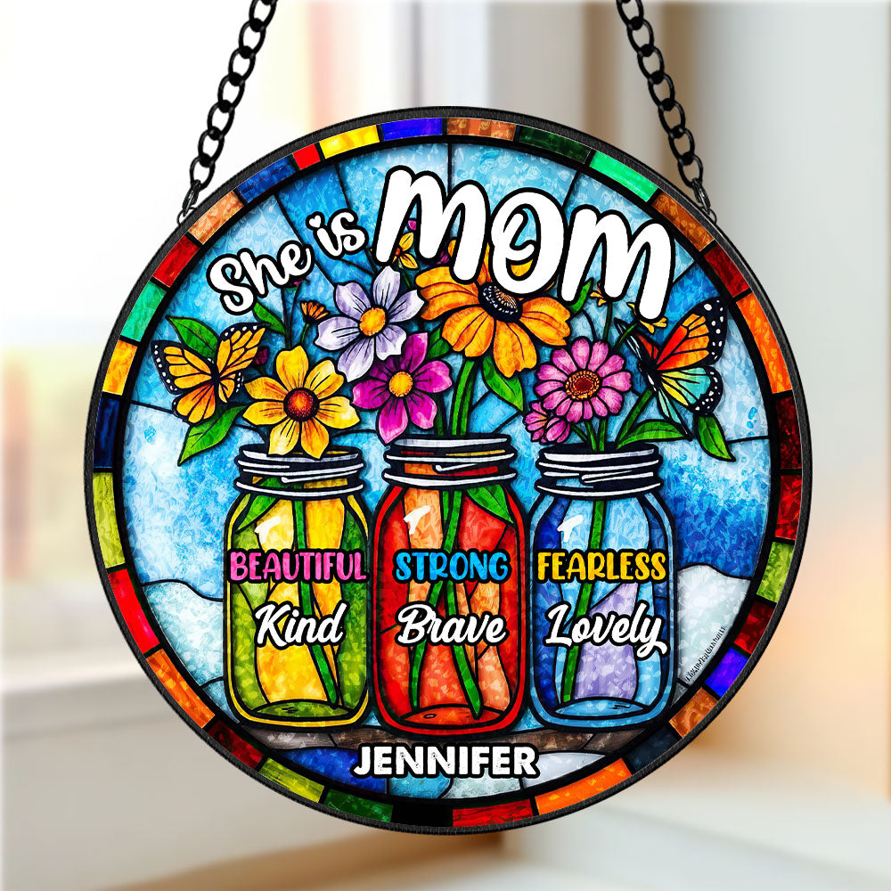 Personalized Gifts For Mom Stained Glass 02huti220325