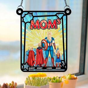 Alternative view of Personalized Gifts For Mom Suncatcher, Mom Exponents 03qhqn130225pa