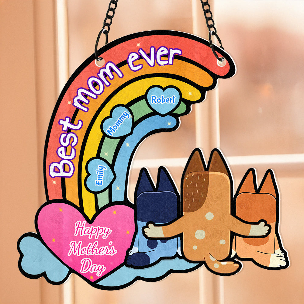 Personalized Gifts For Mom Suncatcher Ornament 01DTDT250325