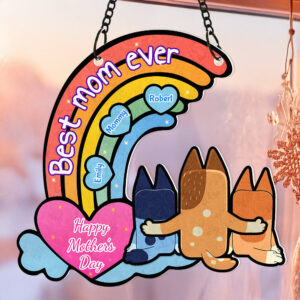 Alternative view of Personalized Gifts For Mom Suncatcher Ornament 01DTDT250325