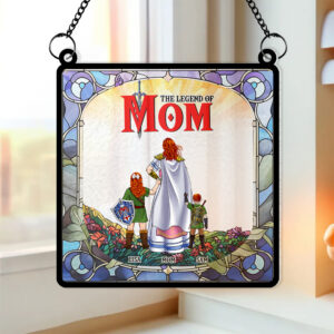 Personalized Gifts For Mom Suncatcher Ornament 01KAMH250424HG