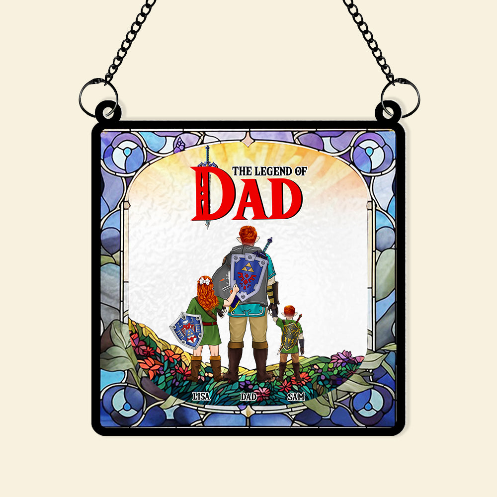 Personalized Gifts For Mom Suncatcher Ornament 01KAMH250424HG - Image 7