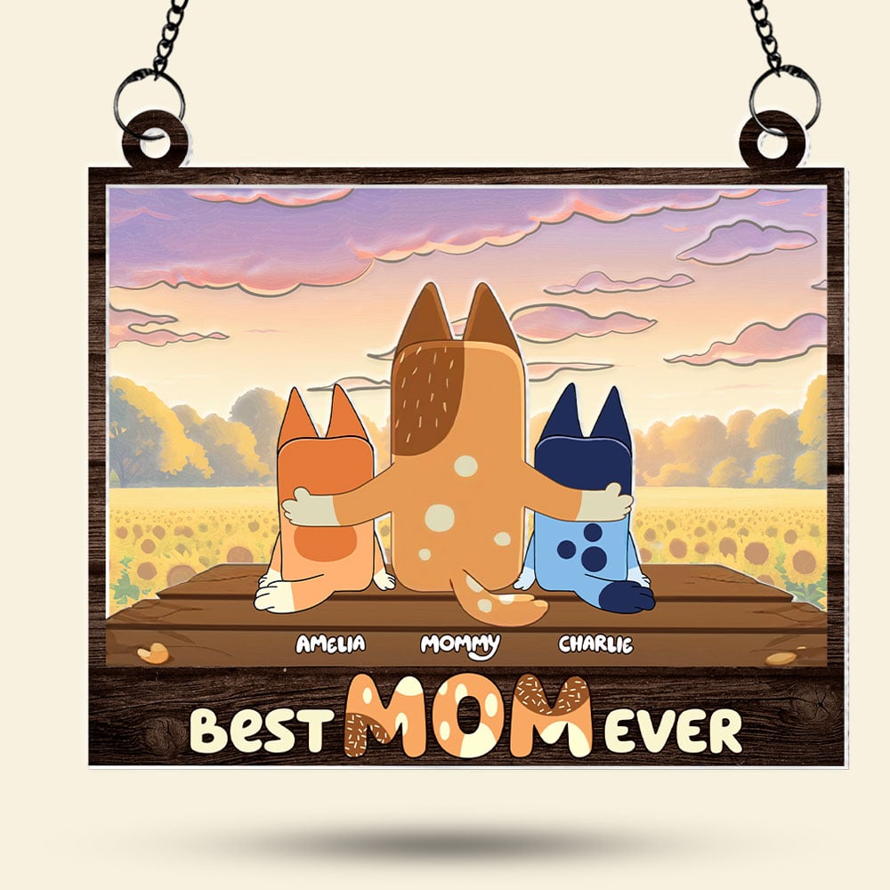 Personalized Gifts For Mom Suncatcher Ornament 01nati270325 - Image 5