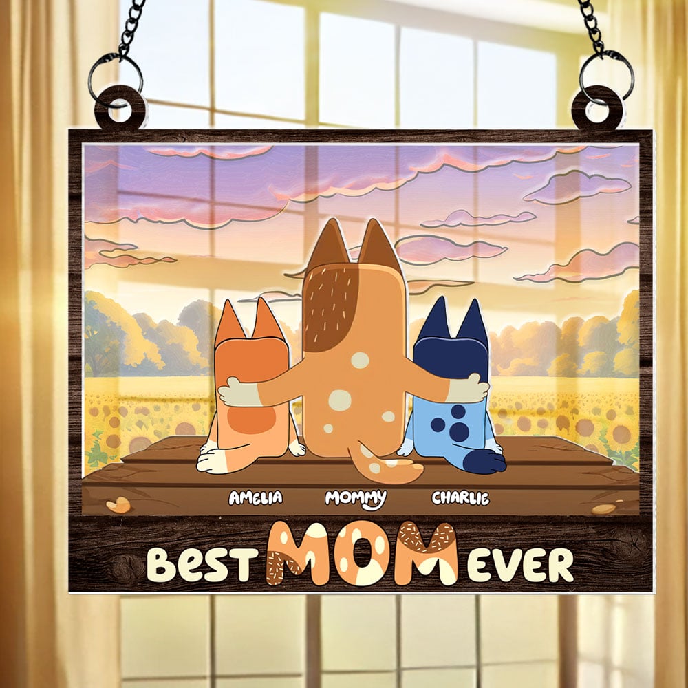 Personalized Gifts For Mom Suncatcher Ornament 01nati270325 - Image 3