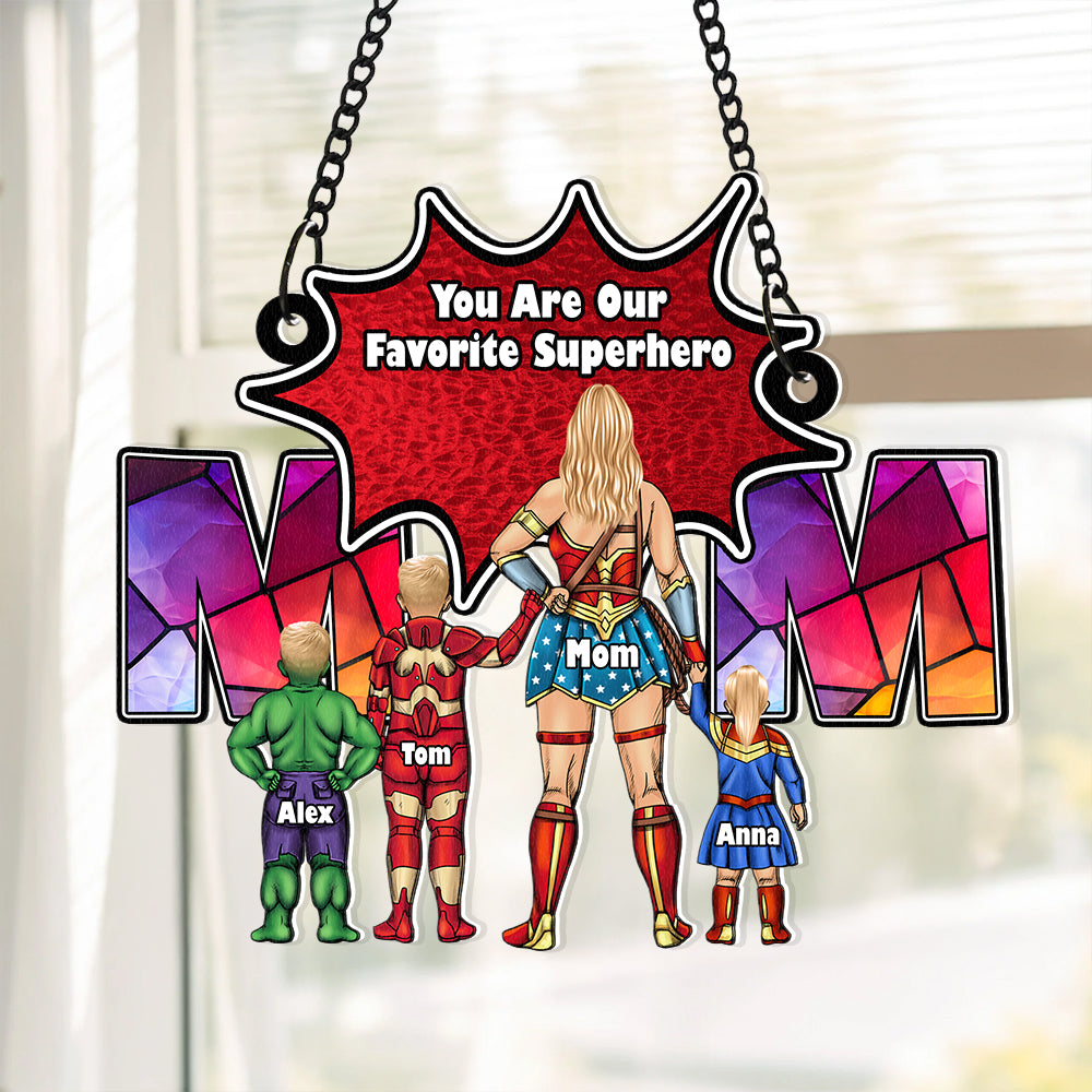 Personalized Gifts For Mom Suncatcher Ornament 02OHDT260225PA - Image 3