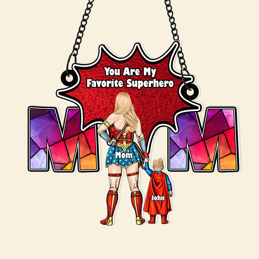 Personalized Gifts For Mom Suncatcher Ornament 02OHDT260225PA - Image 4