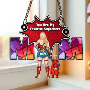 Alternative view of Personalized Gifts For Mom Suncatcher Ornament 02OHDT260225PA