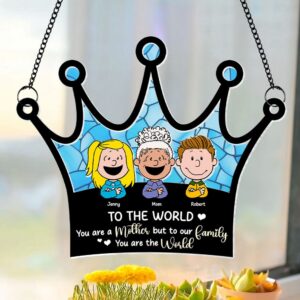 Personalized Gifts For Mom Suncatcher Ornament 02xqti251224