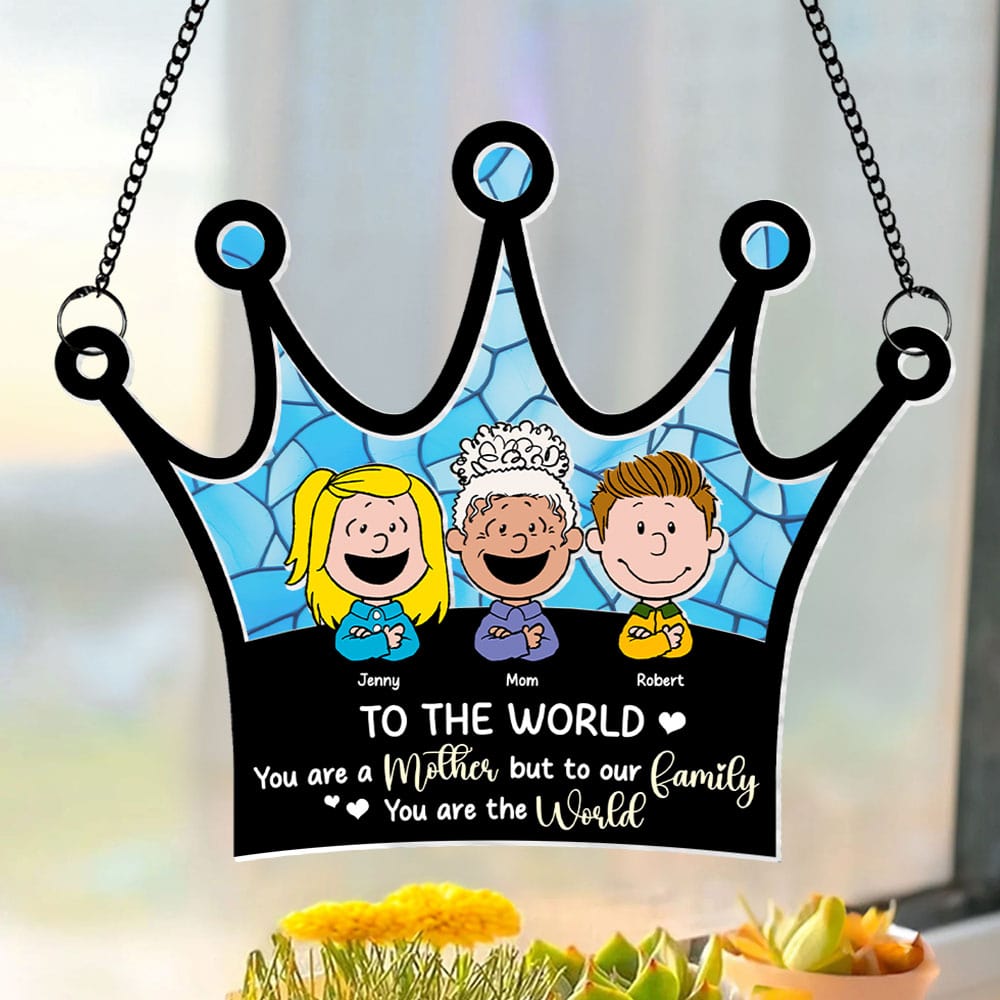 Personalized Gifts For Mom Suncatcher Ornament 02xqti251224