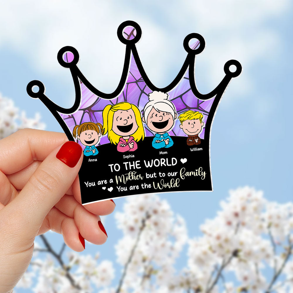 Personalized Gifts For Mom Suncatcher Ornament 02xqti251224 - Image 4