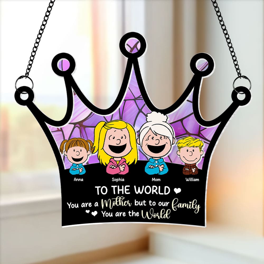 Personalized Gifts For Mom Suncatcher Ornament 02xqti251224 - Image 3