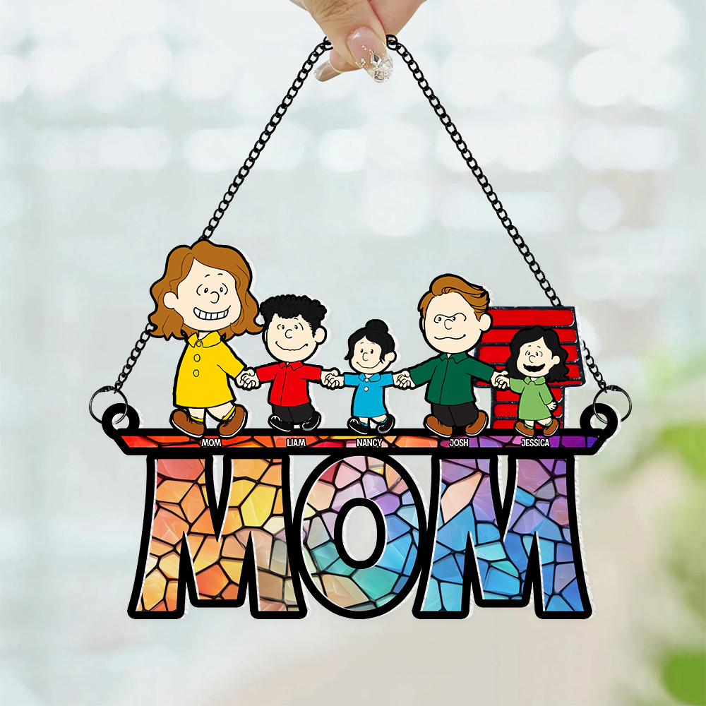 Alternative view of Personalized Gifts For Mom Suncatcher Ornament 03KAPU2504DA