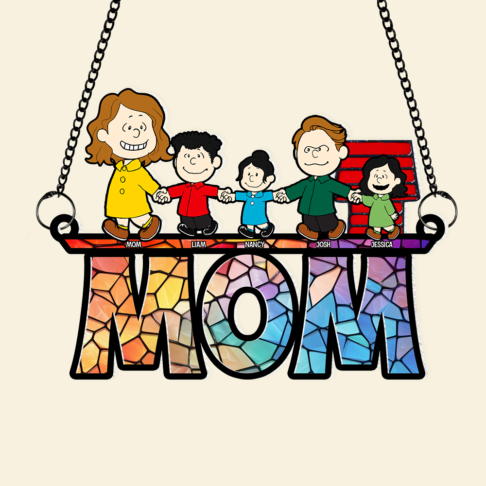 Personalized Gifts For Mom Suncatcher Ornament 03KAPU2504DA