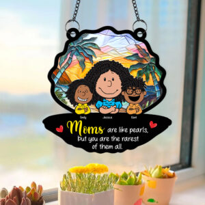 Alternative view of Personalized Gifts For Mom Suncatcher Ornament 03kaqn201224hh