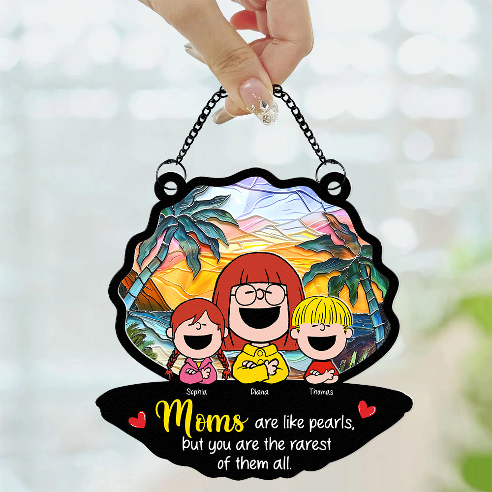 Personalized Gifts For Mom Suncatcher Ornament 03kaqn201224hh - Image 3