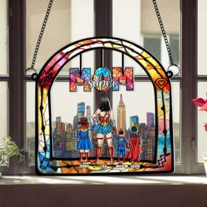 Personalized Gifts For Mom Suncatcher Ornament 03OHMH130225PA