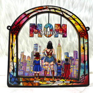 Alternative view of Personalized Gifts For Mom Suncatcher Ornament 03OHMH130225PA