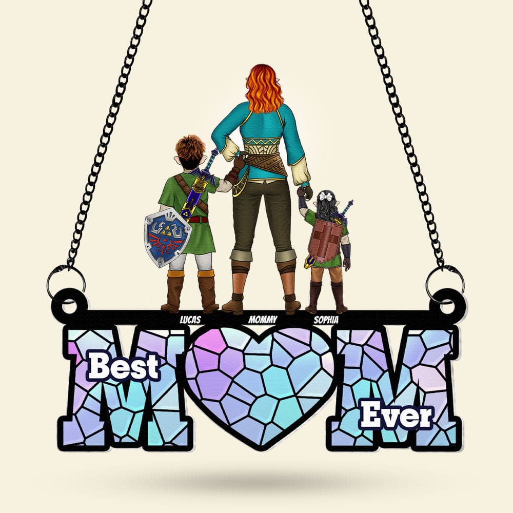 Personalized Gifts For Mom Suncatcher Ornament 03ohti240424hg - Image 4