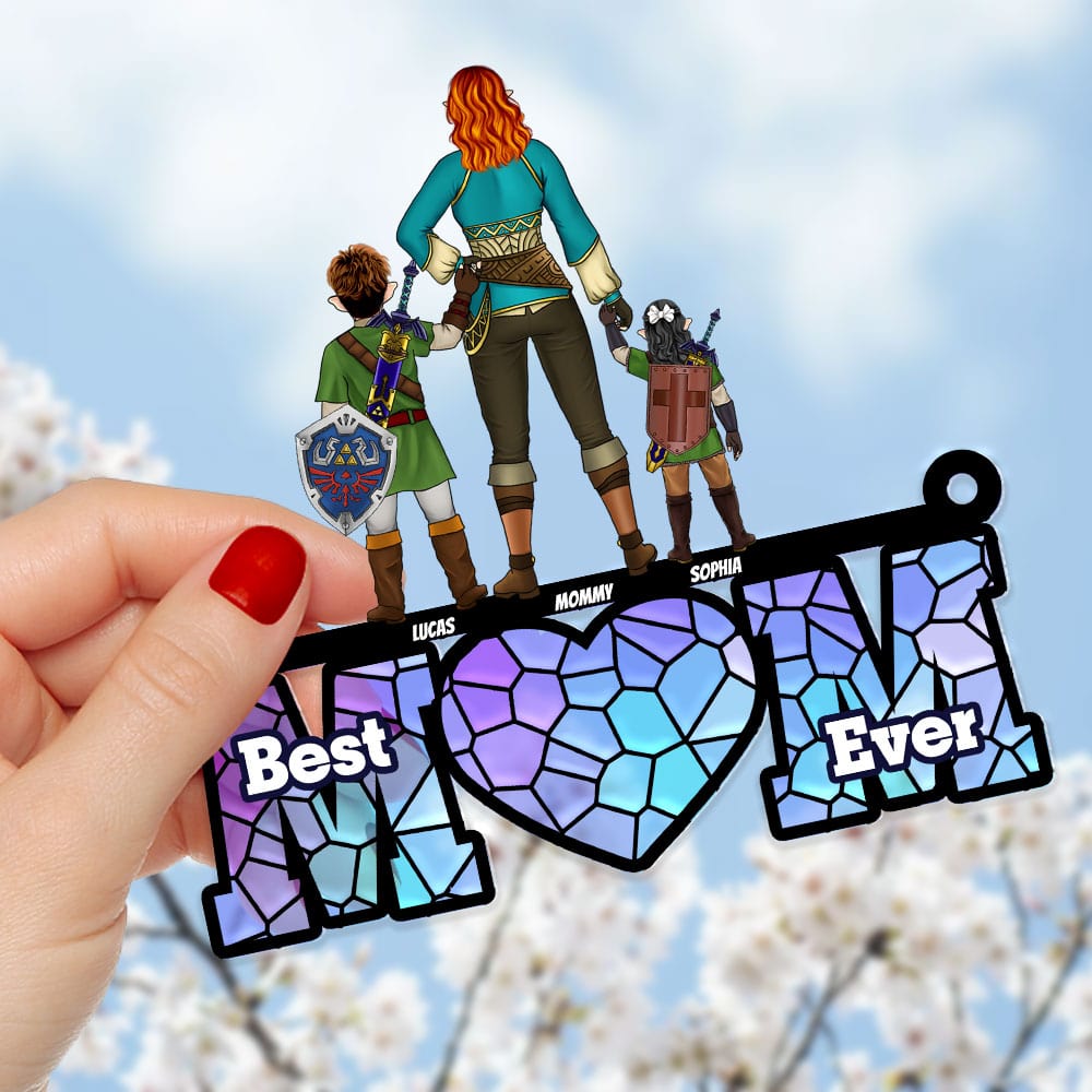 Personalized Gifts For Mom Suncatcher Ornament 03ohti240424hg - Image 3