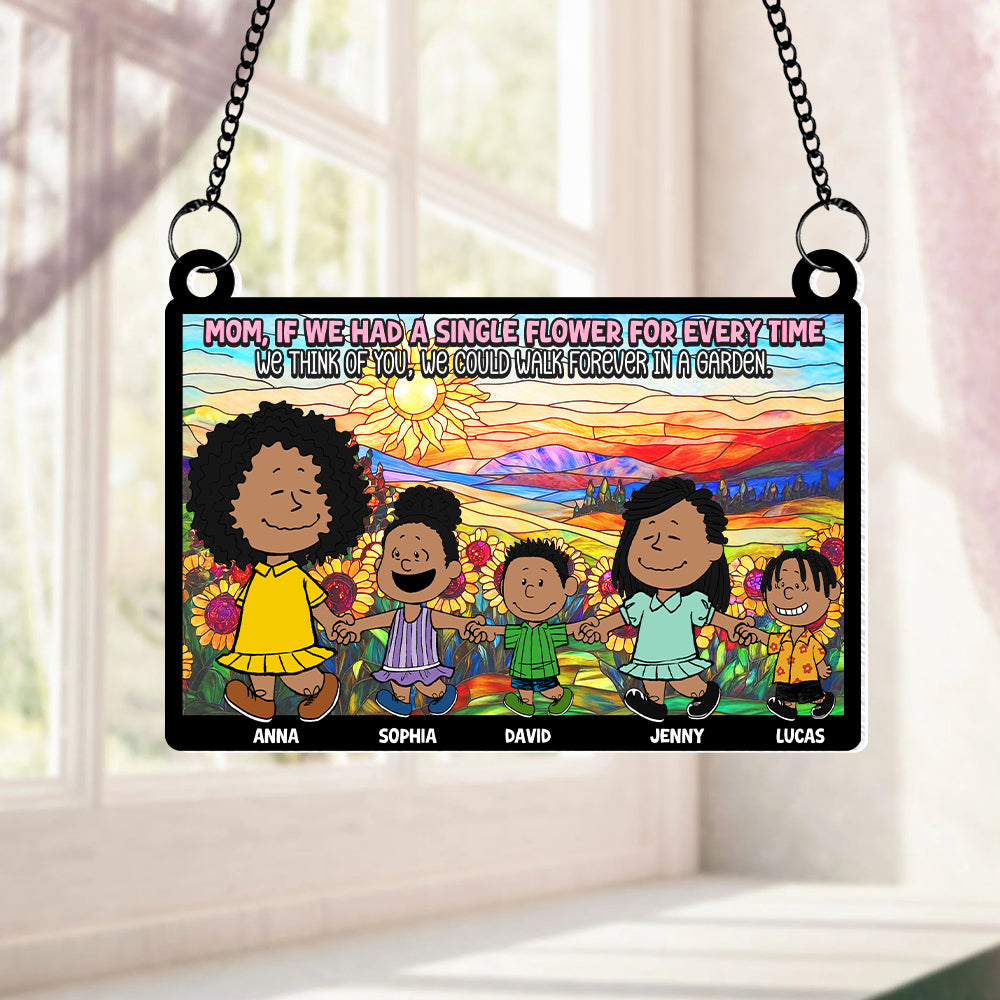 Personalized Gifts For Mom Suncatcher Ornament 04katn140225hh - Image 3