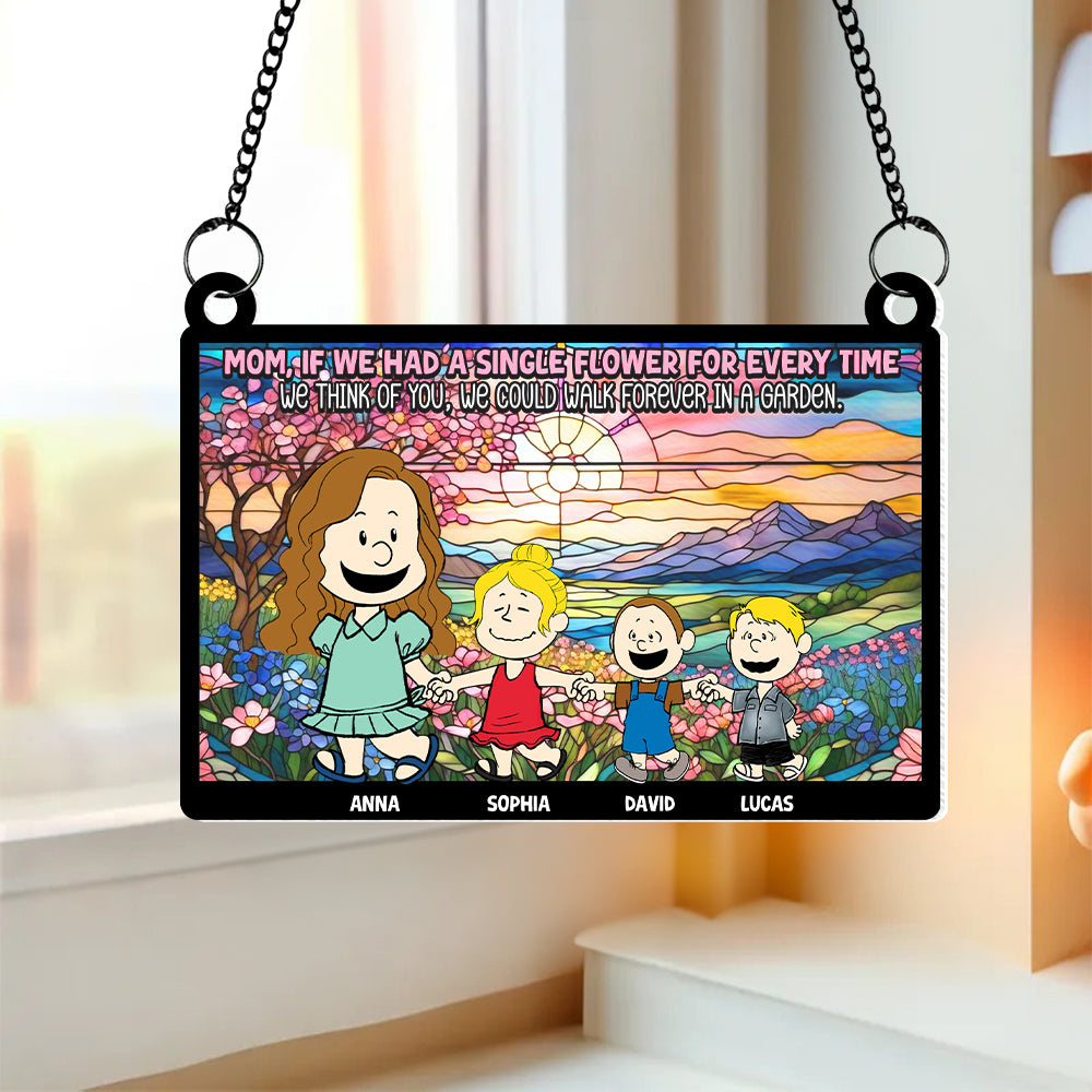 Personalized Gifts For Mom Suncatcher Ornament 04katn140225hh
