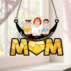 Alternative view of Personalized Gifts For Mom Suncatcher Ornament 04katn170325pa